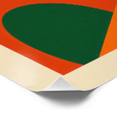 Paysage Désertique Géométrique Moderne ポスター (コーナー)