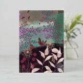 Paysage fantastique 箔招待状 (立ち正面)