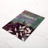 Paysage fantastique 箔招待状 (回転した状態)