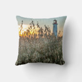 Paysage maritime au coucher de soleil クッション (裏面)