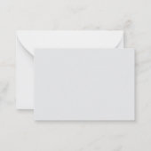 paysage peinture sur carte de voeux. ノートカード (裏面)