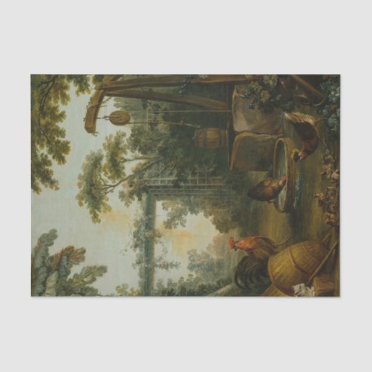 Paysage Rustique by Jean-Baptiste Huet 薄葉紙 (正面)