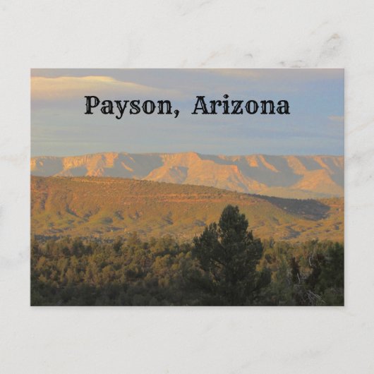 Payson Arizona Landscape Photo Northern Desert ポストカード (正面)