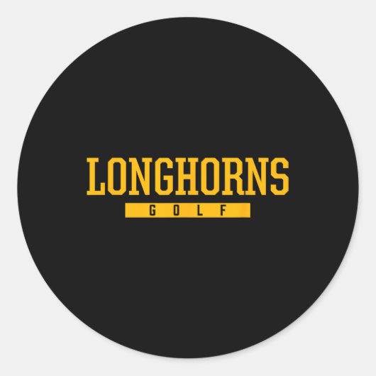 Payson Longhorns Golf Hs  ラウンドシール (正面)