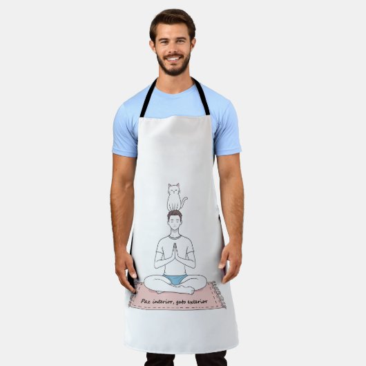 Paz Interior, Gato Exterior エプロン (着用した状態)