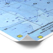 " Pazifik: 1969/heute - Detailerte Pazifikkarte ポスター (角)