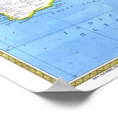 " Pazifik: 1974 - Detaillierte Insel Karte ...  ポスター (角)