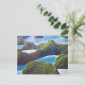 Pazifik-Atoll-Palau- Postkarte ポストカード (スタンド正面)