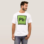 Pb - ポンパノビーチ フロリダ 化学記号 tシャツ (正面フル)