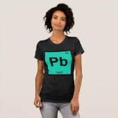 Pb - 鉛 化学 周期表 シンボル 元素 tシャツ (正面フル)