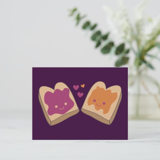 PB&Jの互換性 ポストカード (スタンド正面)