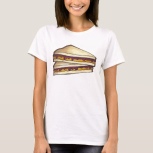 PB&Jピーナッツバター&ジェリーサンドイッチランチタイム Tシャツ