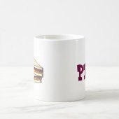 PB&Jピーナッツバター&ジェリーサンドイッチランチフード コーヒーマグカップ (中央)