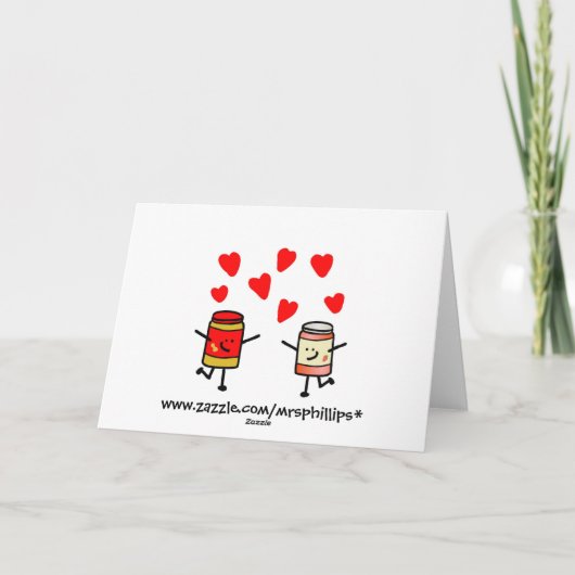 "PB&J愛"カード カード (裏面)