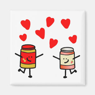 "PB&J愛"磁石 マグネット