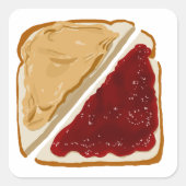 PB&J スクエアシール (正面)