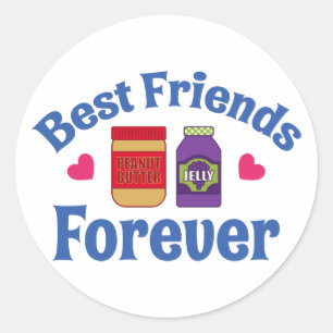 PB&J BFF ラウンドシール