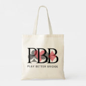 PBB トートバッグ - 赤 (裏面)