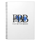 PBB ノートブック - 青 (正面)