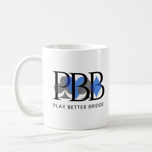 PBB マグカップ - 青 (左)