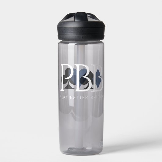 PBB Water Bottle - Clear Blue ウォーターボトル (正面)