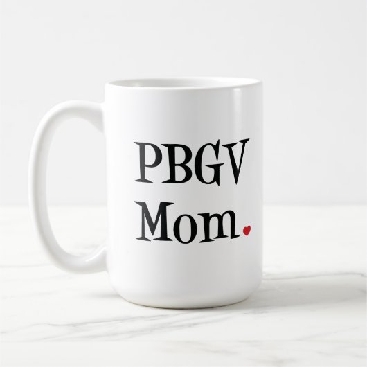 PBGVのお母さんのマグ コーヒーマグカップ (左)