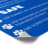 PBISスクールワイド期待 – ブルドッグ ポスター (角)