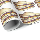 PBJピーナッツバターとゼリーサンドイッチサンドイッチ ラッピングペーパー (ロールコーナー)