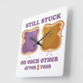 PBJ第1記念日 スクエア壁時計 (傾斜)