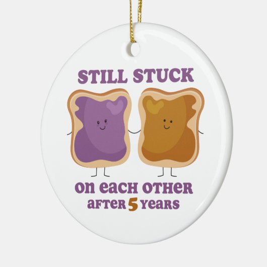 PBJ第5記念日 セラミックオーナメント (左)