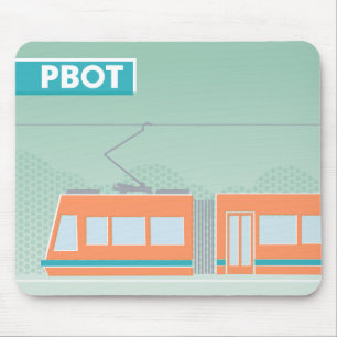 PBOTポートランドストリートカーマウスパッド マウスパッド