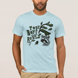 PBRのアライグマのワイシャツ Tシャツ