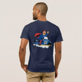 PBR スノーモービル ガイ TEAM Tシャツ (裏面フル)