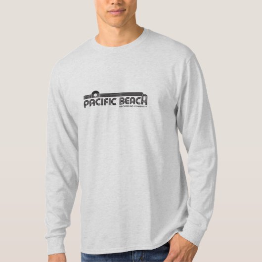 PBRCの黒いロゴ|メンズ Tシャツ (正面)