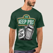 PBSを救え (3) Tシャツ (正面)