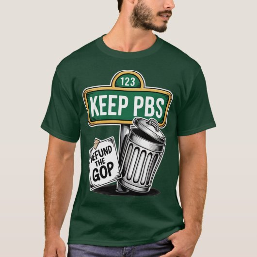 PBSを救え (3) Tシャツ (正面)