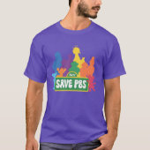 PBSを救え Tシャツ (正面)