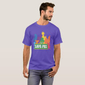 PBSを救え Tシャツ (正面フル)