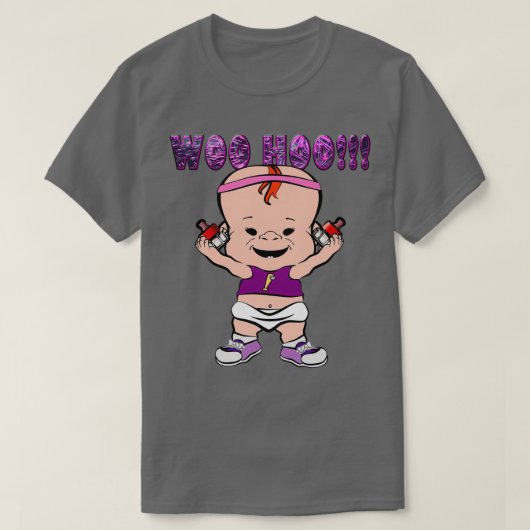 PBTEEZ RB0225 WooHoo girl Tシャツ (デザイン正面)