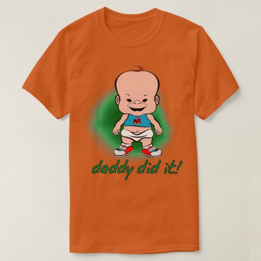 PBTEEZ RB0779パパがやった少年 Tシャツ (デザイン正面)