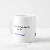 PBWLのマグ コーヒーマグカップ (正面左)