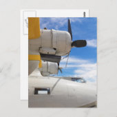 PBYプロップと青い空 ポストカード (正面/裏面)