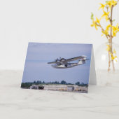 PBY、5A Catalinaの第二次世界大戦の下検分のflyi カード (黄色い花)