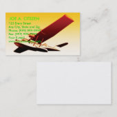 PBY Catalinaの飛行艇 名刺 (正面/裏面)