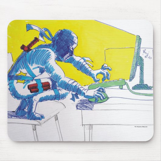 PCの忍者 マウスパッド (正面)