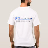 PCの解決のzazzle Tシャツ (裏面)