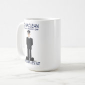 PCのMacleanのマグ コーヒーマグカップ (正面左)
