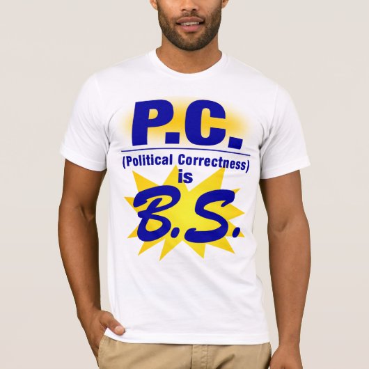 PCは100% B.S.です Tシャツ (正面)