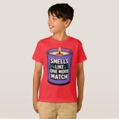 PcゲーマーへのギフトキャンドルTシャツ ゲーマーユーモアTee Tシャツ (正面フル)