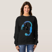 Pcゲーマービデオゲームゲーム スウェットシャツ (正面フル)